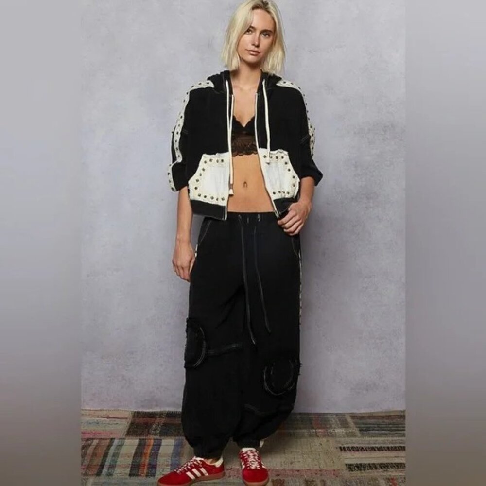 POL “ Lucky Studs Set “ | Black Gauze